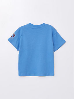 Bisiklet Yaka K?sa Kollu Bask?l? Erkek Bebek Ti??rt - Waikiki фото 3