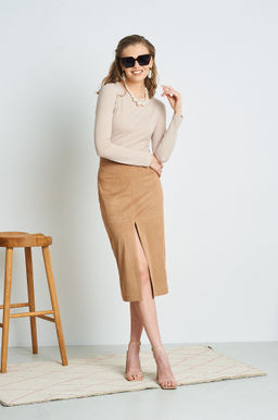 Юбка из замши 6020 Новый год