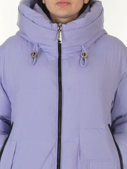 8362 LILAC Куртка зимняя женская оверсайз (200 гр. холлофайбер)