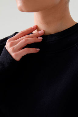 Арт. 15113 Свитшот женский оверсайз 42-50 (5 шт) Цвет:черный - Калинка фото 11