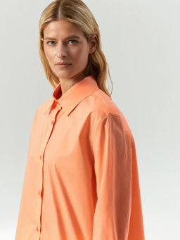 Рубашка из 100% хлопка, B3085/nectarine