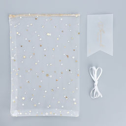 Цена за 5 шт. Мешок из фатина Фантазии, 16 24 см +/- 1.5 см - Дарите счастье фото 6