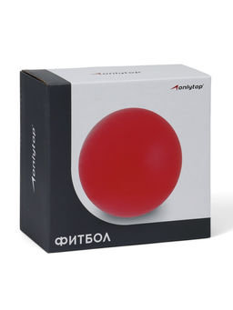 Фитбол ONLYTOP, d=85 см, 1400 г, антивзрыв, фиолетовый