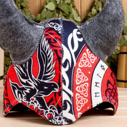 Шапка для бани и сауны «Викинг с орлом», войлок, «Добропаровъ»