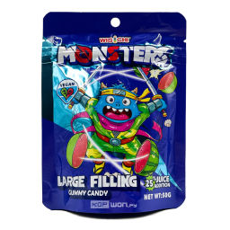 Мармеладные конфеты Арбуз Monster, Wischi, Китай, 50 г