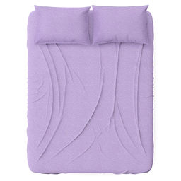 Простыня 1,5 спальная "Виола К" 150х220см, бязь 121г/м2, хлопок 100%, упаковка "классическая" ПВХ 28х41см, "Домашняя мода" (Россия)