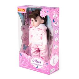 Кукла Вика (36 см) на прогулке (ходит, танцует, разговаривает, поёт, рассказывает сказки, воспроизводит мелодии, повторяет слова, туфельки светятся) (в коробке)