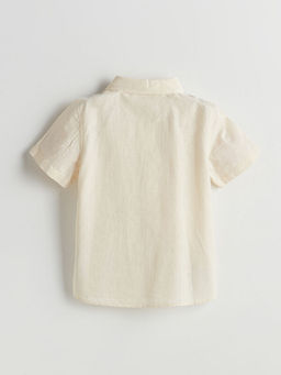 Basic Cepli Erkek ?ocuk Poplin G?mlek