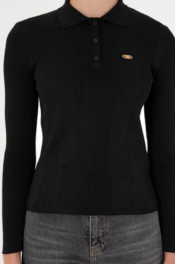 Женский черный свитер Неожиданная скидка в корзине - U.s. polo assn фото 6