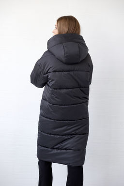 Куртка женская зимняя 25610 (графит) - Kankan фото 4