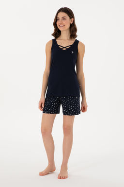 Kad_n Lacivert Pijama Tak_m_ Sepette S_rpriz _ndirim - U.s. polo assn фото 4