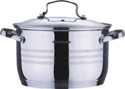 Кастрюля 6,5л, нержавеющая сталь, НМ 51124 (24см)