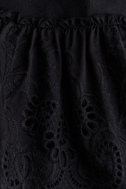 Vestido off-the-shoulder con bordado ingl?s - H&m фото 2