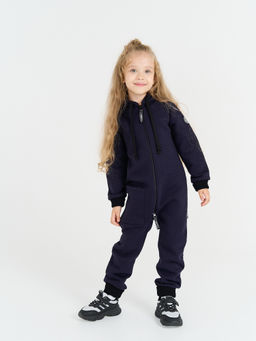 Комбинезон с накладным карманом Ежевика утепленный - Bungly фото 6