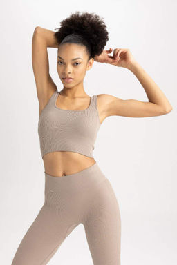 DeFactoFit Бюстгальтер с круглым вырезом  фото 4