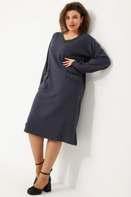 Платье BegiModa 1044 графит фото 2