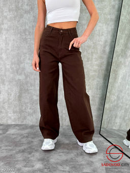 Джинсы багги стрейчевые