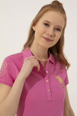 Женское розовое вязаное платье - U.s. polo assn фото 8