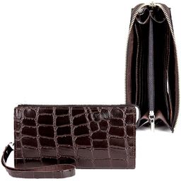 Портмоне мужское Cayman-420 на молнии н/к, 1 отд, 12 карм, коричневый скат (99) 151761