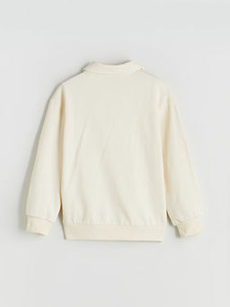 Polo Yaka K?z ?ocuk Sweatshirt