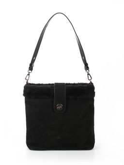 LACCOMA сумка P5681-1-черный эко кожа, искуственный мех полиэстер