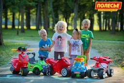 Каталка Трансформер №2 с игровой панелью и ручкой - Полесье фото 8