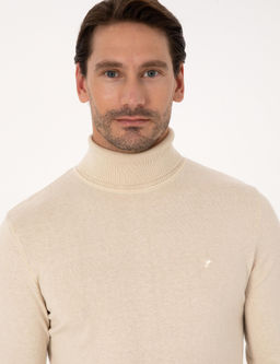 Bej Slim Fit Basic Kazak - Cacharel фото 2