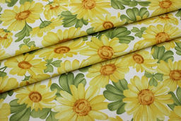 Сатин Солнечное поле, ш.2.35м, хлопок-100%, 110гр/м.кв - Купава фото 3