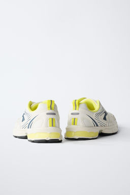 ZAPATILLA DEPORTIVA CONTRASTE COLOR / Blanco - Zara фото 6