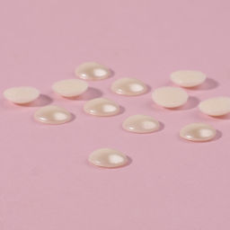 Цена за 3 шт. Стразы термоклеевые «Жемчуг», d=10 мм, 50 шт.