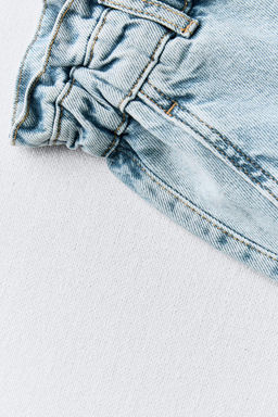 Z1975 HIGH-WAIST BAGGY PAPERBAG JEANS - Zara фото 9