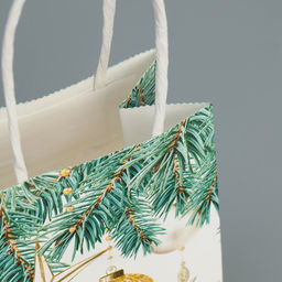 Пакет крафтовый Роскошь Нового года, 15 10 6 см - Дарите счастье фото 15