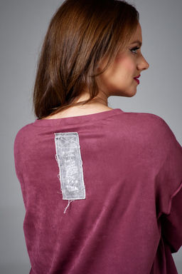 Джемпер AVE RARA 2250 бургунди  фото 8