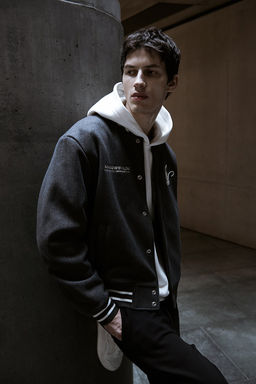 Chaqueta de beisbol Loose Fit