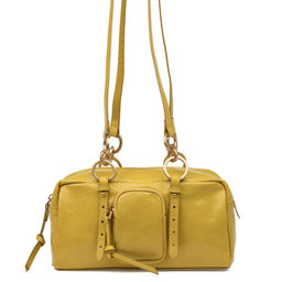 M1130 yellow, Женская кожаная сумка, Barcelo Biagi