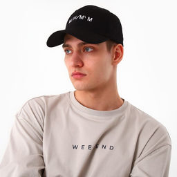 Кепка мужская «Минимум», чёрная, р-р 56