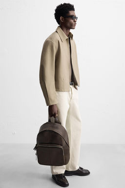 LEATHER BACKPACK - Zara фото 2
