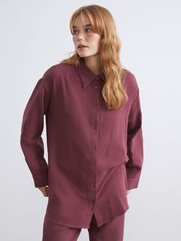 Loose Fit M?slin Kad?n G?mlek Tunik