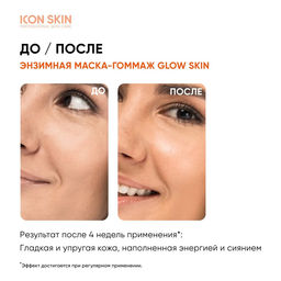 Энзимная очищающая маска-гоммаж Glow Skin, Re:Vita C, 75 мл Icon Skin  фото 4