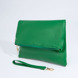 Сумка-клатч на магните, ремешок на запястье, цвет зелёный - Simaland фото 7