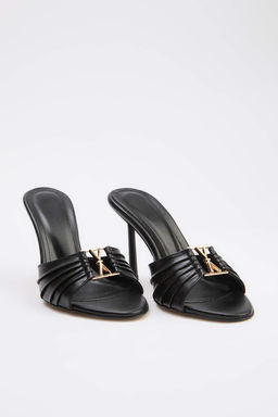 Siyah 9 cm Premium Kad?n Klasik Topuklu Ayakkab? TAKSS26TO00037