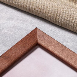 Фоторамка сосна с24 коричневая 30х40 см (пластиковый экран)