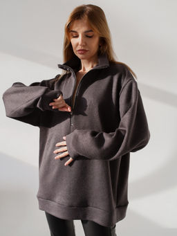 Джемпер трикотажный женский, графит