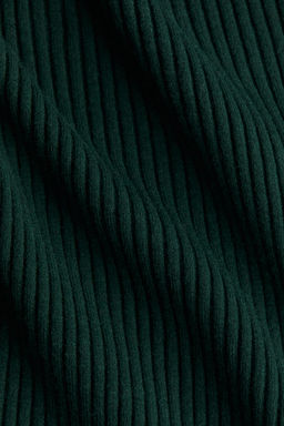 MAMA Vestido en punto acanalado con cuello perkins - H&m фото 6