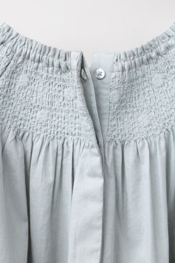 LIMITED EDITION SMOCKED PYJAMA TUNIC - Zara фото 3