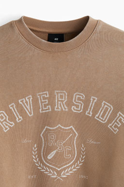 Sudadera estampada Loose Fit - H&m фото 5