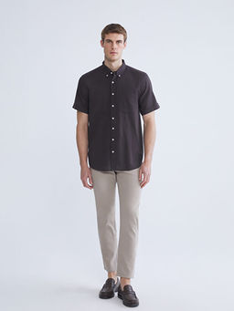 Regular Fit K?sa Kollu Erkek G?mlek