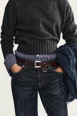 RIBBED KNIT SWEATER - Zara фото 6