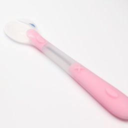 Ложка детская для кормления силиконовая, от 5 мес., цвет розовый - Крошка я фото 6