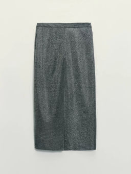 Юбка миди с блестками / Zarina